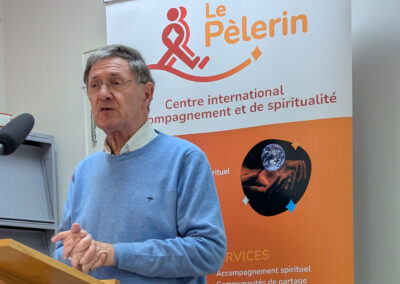 Gabriel Ringlet, conférencier au lancement de l'École Foi et spiritualité