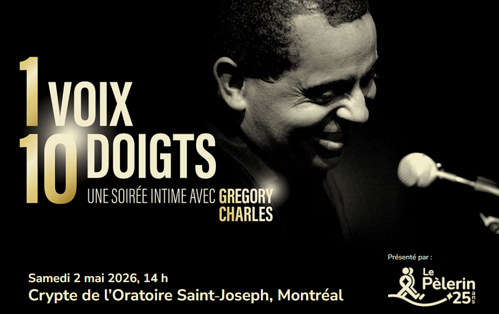 Concert de Gregory Charles à l'Oratoire Saint-Joseph 2 mai 2026