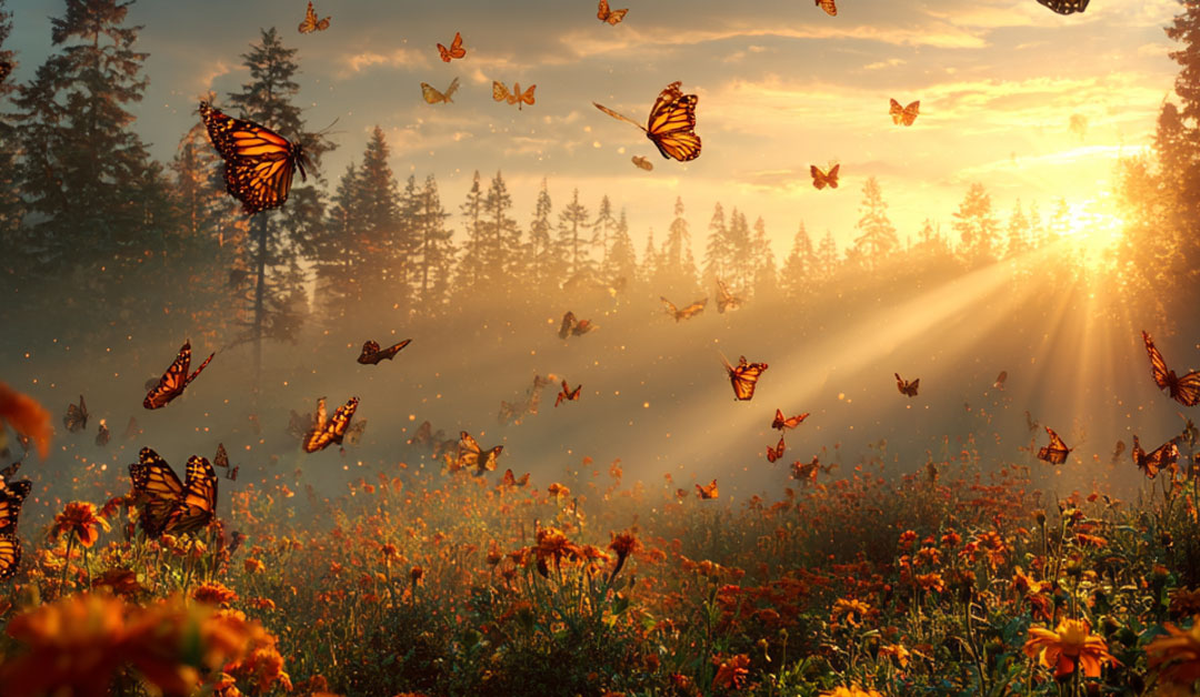 Des papillons qui volent vers la lumière – Méditation du mercredi 11 mars 2026