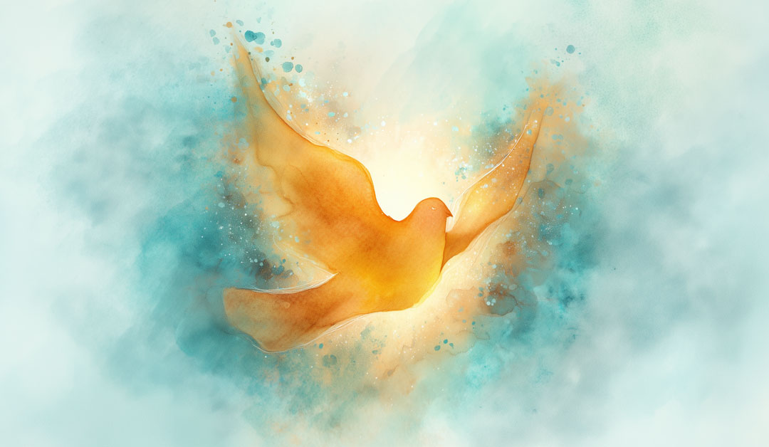 Illustration d'une colombe, symbolisant l'Esprit Saint de Vérité