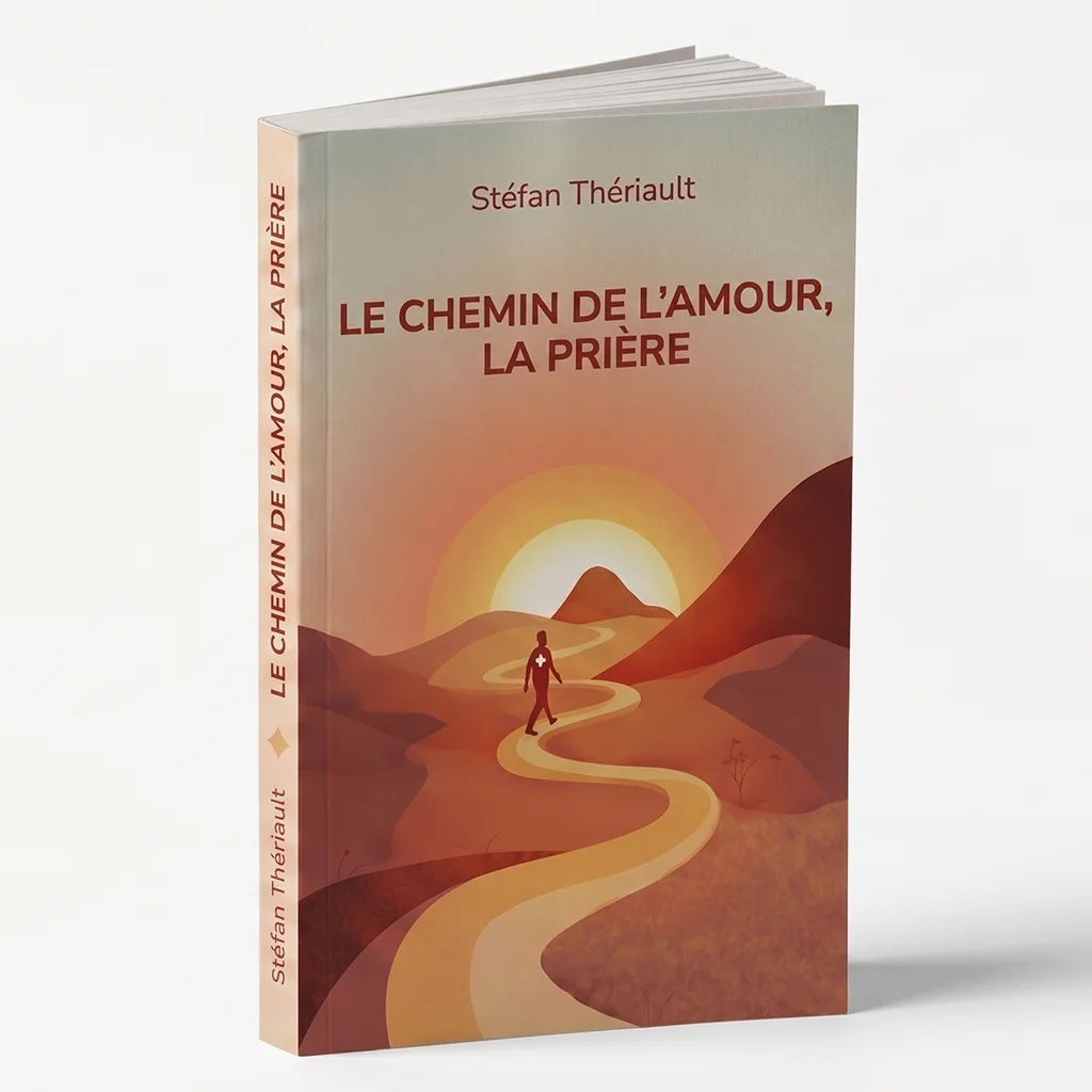 Couverture – Le chemin de l'Amour, la prière par Stéfan Thériault